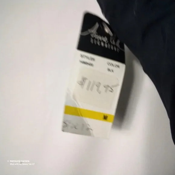 Anne Cole Signature 1 Pc. Black W/Silver O-Ring Front Maillot Swimsuit NWT Med - Picture 5 of 7